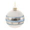 Melrose Striped Glass Ball Ornament (Set of 6)