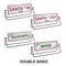 Melrose Reversible Christmas Sentiment Metal Table Sign (Set of 2)