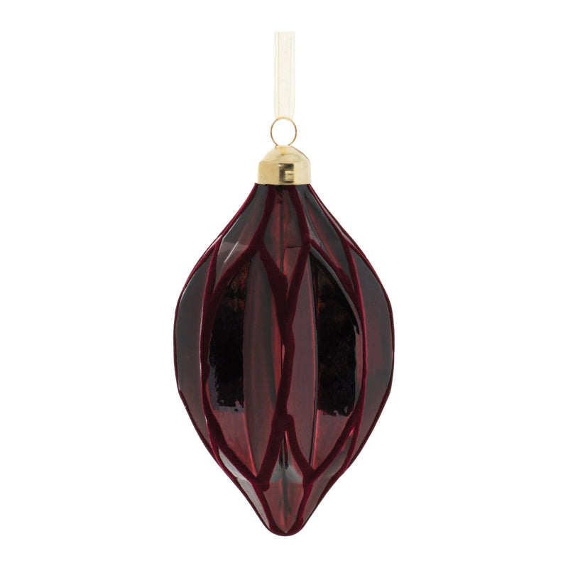 Melrose Velvet Glass Ornament (Set of 6)