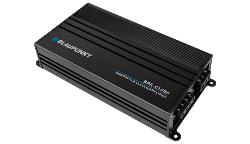 Blaupunkt BPA‑C1000 C‑Series 1000 W RMS Mono Block Class D Car Amplifier