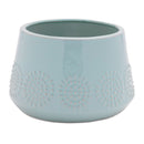 Melrose Ceramic Starburst Pattern Planter Set of 2 Planter, Ceramic