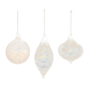 Melrose Iridescent Cloudy Glass Ornament (Set of 6)
