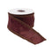 Melrose Burgandy Holiday Ribbon 2.5" x 5 Yds.
