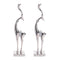 Melrose Aluminum Metal Holiday Deer (Set of 2)