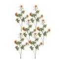 Melrose Orange Flocked Protea Spray (Set of 6)