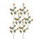 Melrose Orange Flocked Protea Spray (Set of 6)