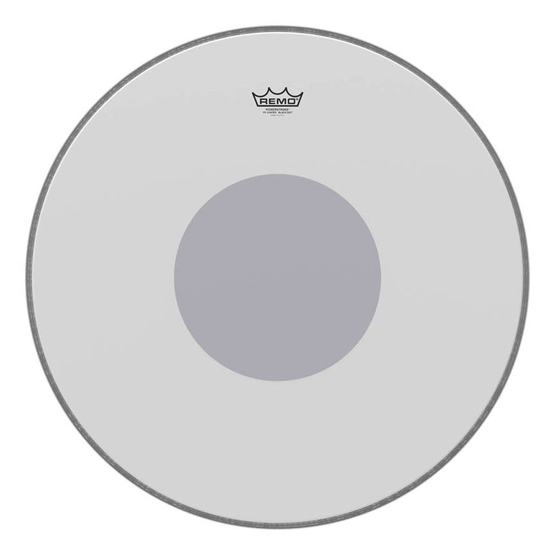 Remo Powerstroke 3 Coated 24" Bass Drumhead with Bottom Black Dot P3-1124-10