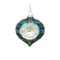 Melrose Plaid Glass Reflector Ornament (Set of 12)