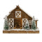 Melrose LED Flocked Nativity Stable Display 19.5"L