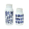 Melrose Two-Tone Tie Dye Design Ceramic Vase (Set of 2)