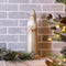 Melrose Glittered Sage Santa Statue (Set of 2)