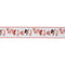 Melrose Glittered Snowman Wired Ribbon (Set of 2)