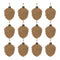 Melrose Flocked Glass Pinecone Ornament (Set of 12)