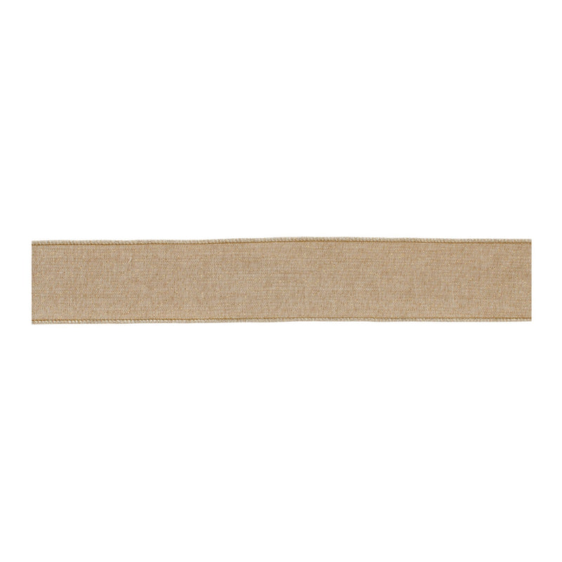 Melrose Beige Holiday Ribbon (Set of 2)