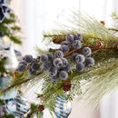 Melrose Beaded Berry Spray (Set of 6)