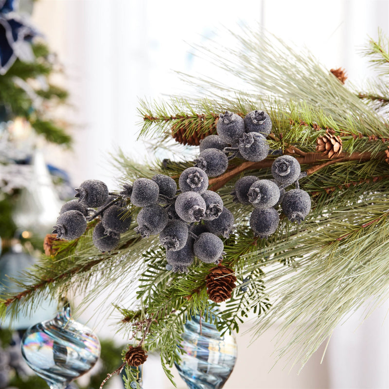 Melrose Beaded Berry Spray (Set of 6)