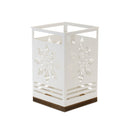 Melrose Snowflake Cut-Out Metal Candle Holder (Set of 2)