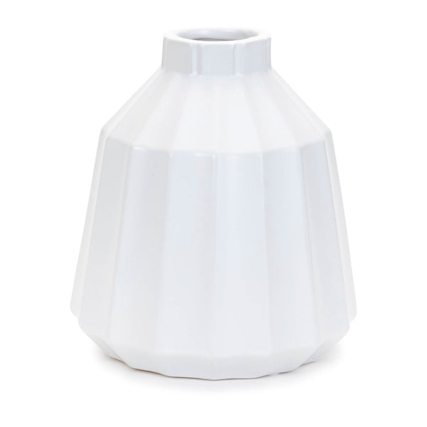 Melrose Ribbed Ceramic Vase (Set of 2)