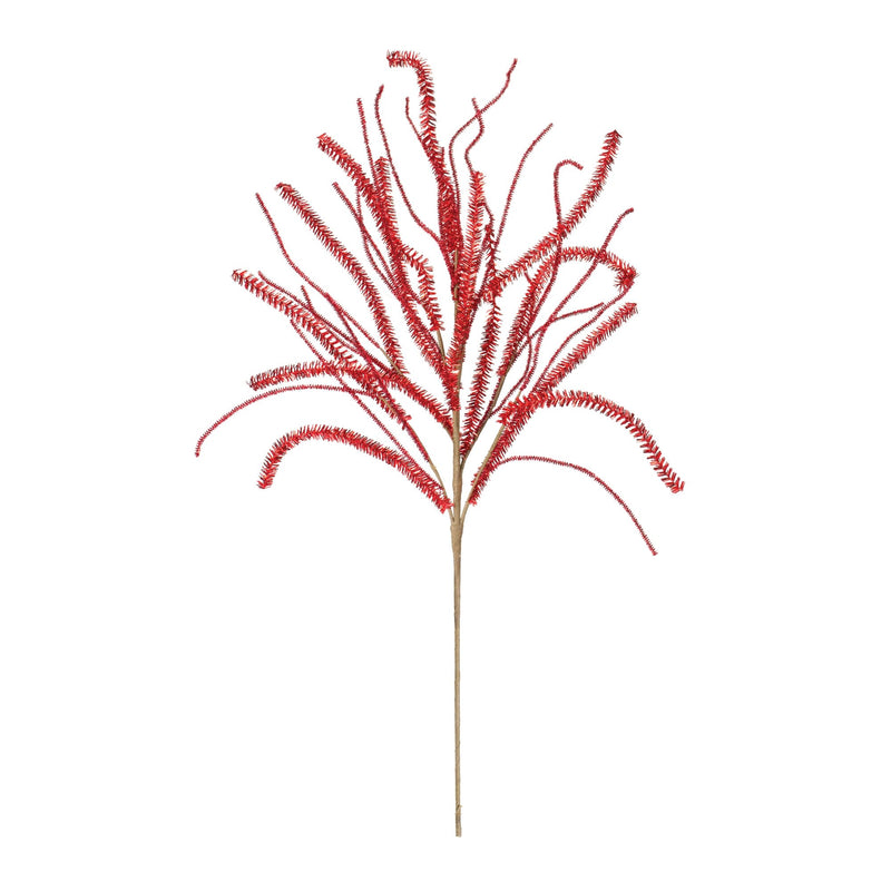 Melrose Glittered Pine Tinsel Branch (Set of 2)