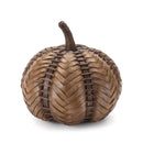 Melrose Rustic Pumpkin (Set of 2) Brown Resin Fall Decor Centerpiece