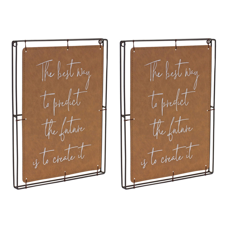 Melrose Create the Future Wall Frame, Modern, Metal