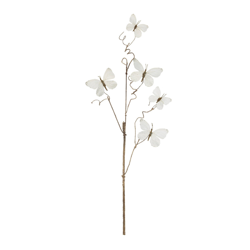 Melrose Butterfly Twig Spray (Set of 4)