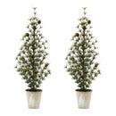 Melrose Potted Mini Pine Tree (Set of 2)