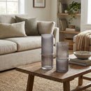 Melrose Grey Two-Toned Glass Vase (Set of 2)