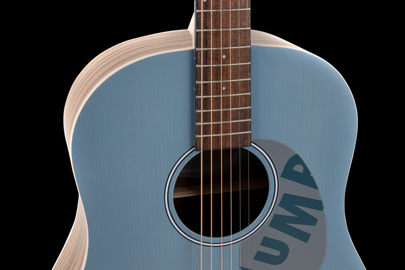 Ovation Applause Jump Slope Shoulder Dreadnought Acoustic Guitar Lagoon Blue