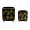 Melrose Footed Pine Tree Planter (Set of 2)