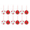 Melrose Whimsical Fabric Ball Ornament (Set of 12)
