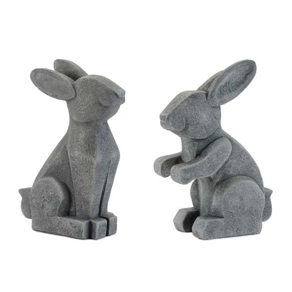 Melrose Modern Sitting Bunny Figurine (Set of 6)