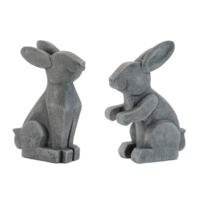 Melrose Modern Sitting Bunny Figurine (Set of 6)