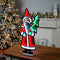 Melrose Santa with Pine Tree Ekkolight 23.5"H