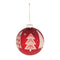 Melrose Beaded Pine Tree Ball Ornament (Set of 6)