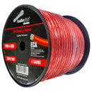 Audiopipe Flexible ECA Power Cable 4 Gauge 250 Foot  Red PWV4RED
