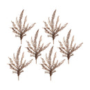 Melrose Icy Winter Fern Spray (Set of 6)