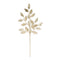 Melrose Glittered Leaf Spray (Set of 2)