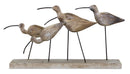 Melrose Wooden Sea Bird Sculpture 13"L Brown Decor Home Accent Figurine