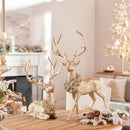 Melrose Holidya Deer Figurine (Set of 2)