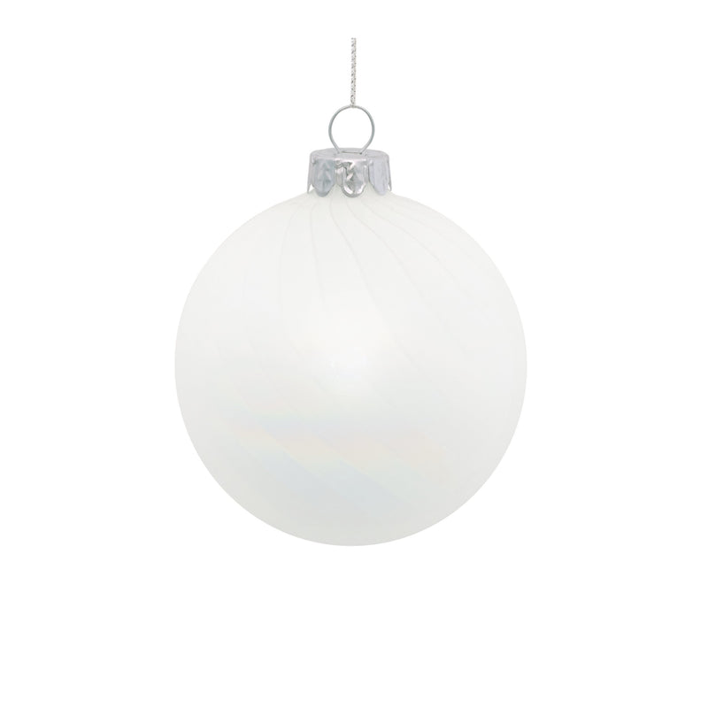 Melrose Iridescent Glass Ball Ornament (Set of 12)