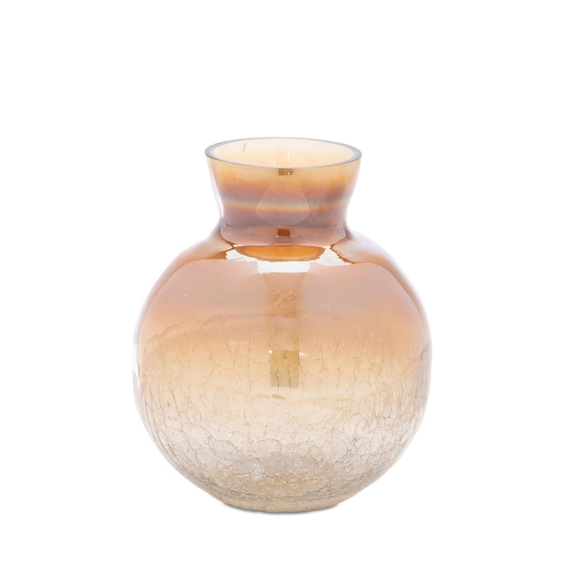 Melrose Crackled Glass Bud Vase (Set of 3)