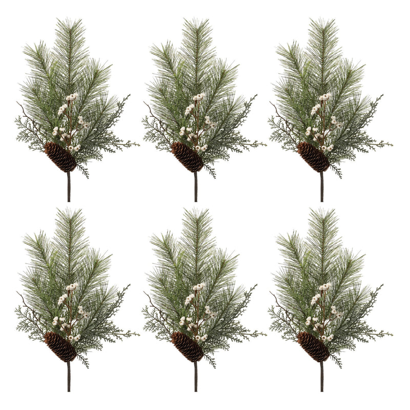 Melrose Pine with Tallow Berry Spray (Set of 6)