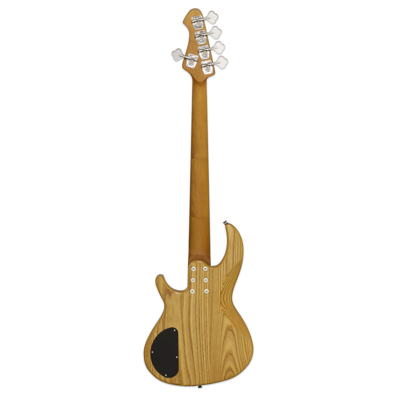 Aria Pro II 313-MKII/5 Detroit 5-String Bass Guitar - Open-Pore Natural
