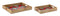 Melrose Plaid Wooden Tray (Set of 2)