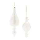 Melrose Iridescent Glass Finial Ornament (Set of 6)