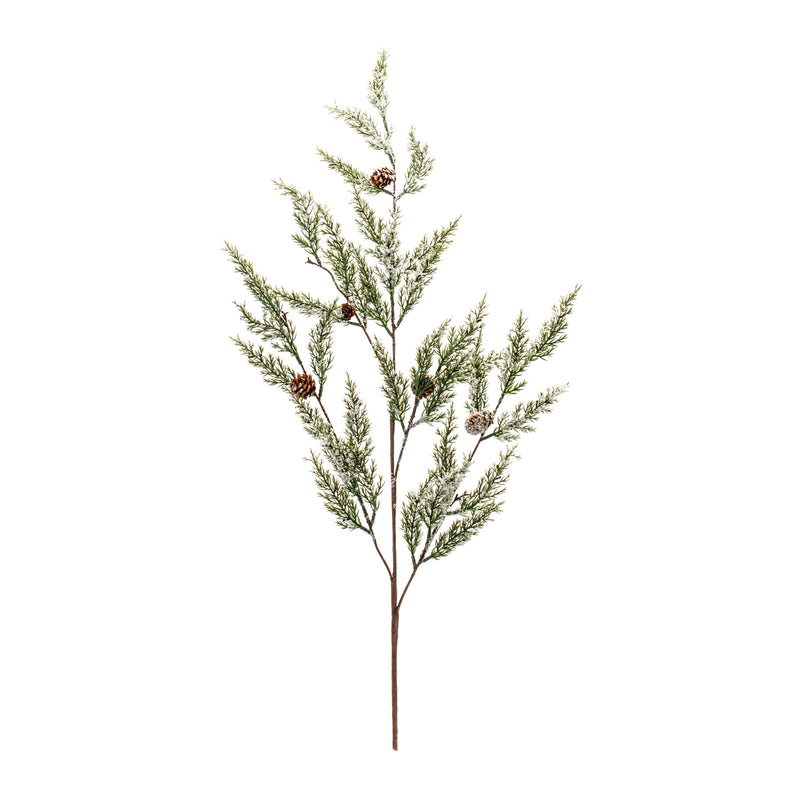 Melrose Icy Pine Spray with Pinecones (Set of 2)