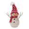 Melrose Snowman Decor with Hat and Scarf (Set of 2)