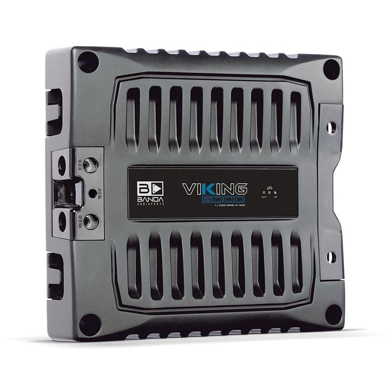 Banda VIK5000.2BK 5000W RMS 1ch 2Ω Black HighPower Amplifier Boost Audio Mono