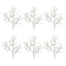 Melrose Sequined Icy Twig Spray (Set of 6)
